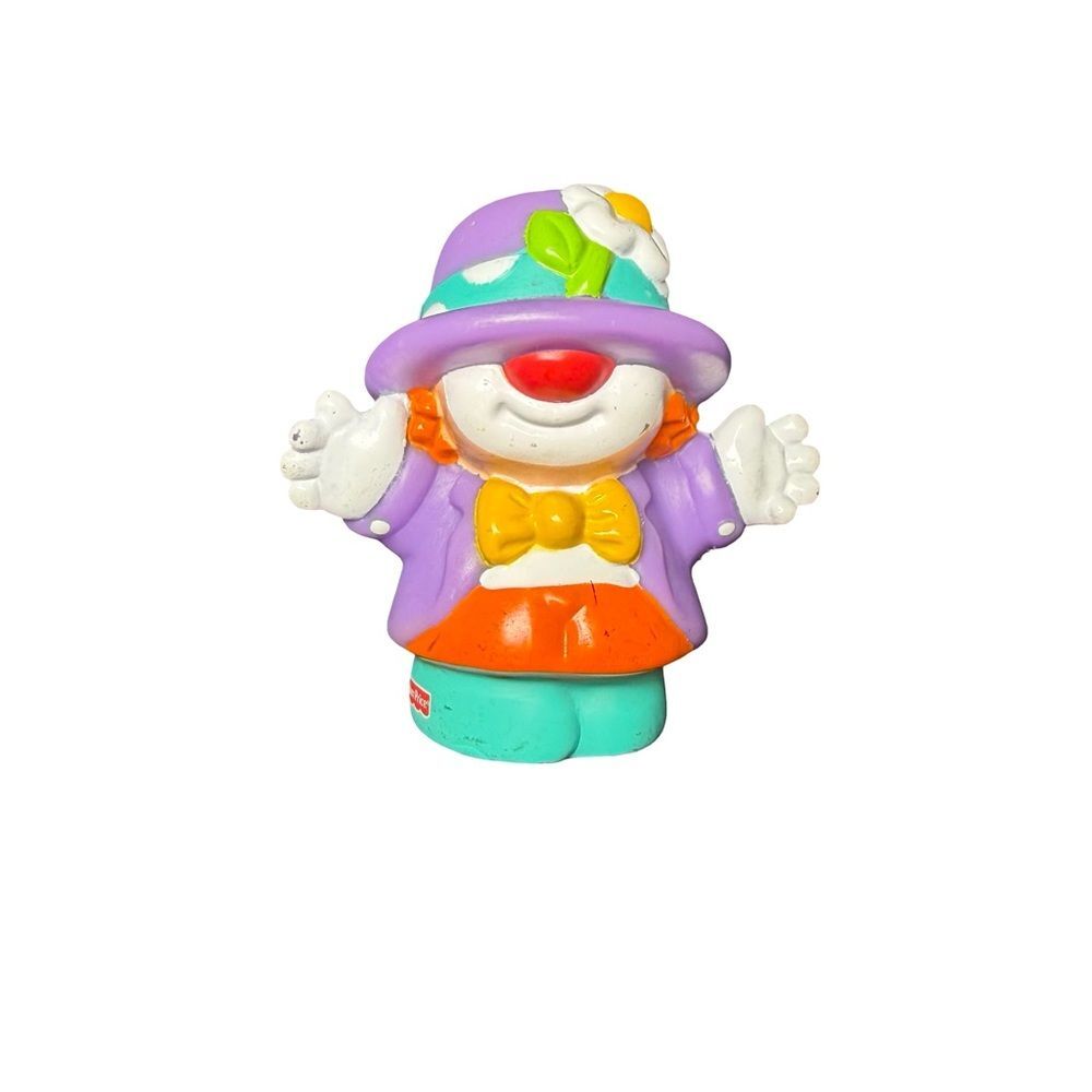 Fisher-Price Little People 2001 Clown Figure for Fair Circus Amusement Park